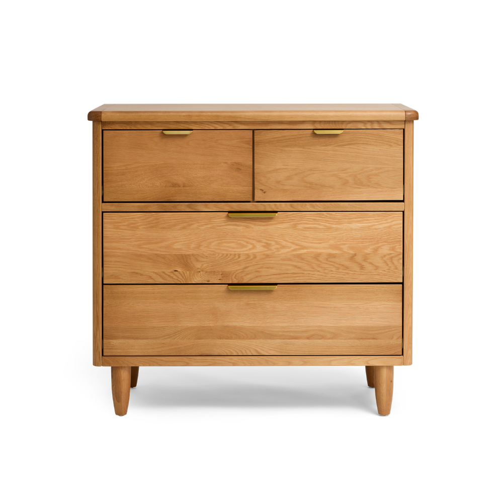 George dresser with three drawers on a white background