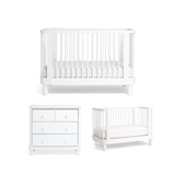 White Florence Nursery Bundle on a white background