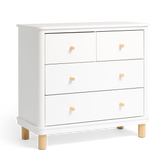 Florence Dresser White / Natural (Damaged Box)