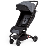 Otto Travel Pram in Slate front angle