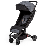 Otto Travel Pram in Slate front angle