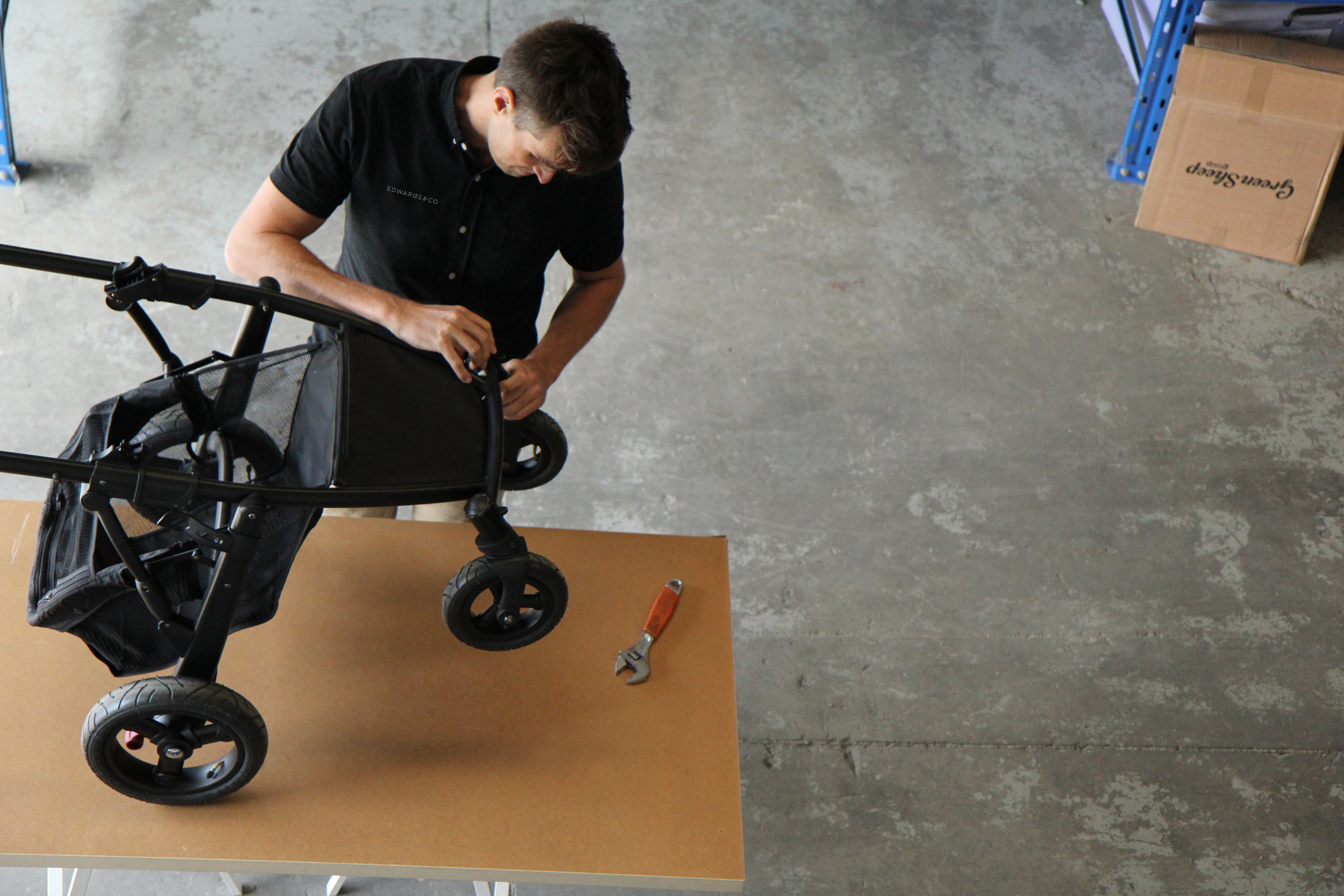 Mark Edwards designs baby prams for New Zealand parents