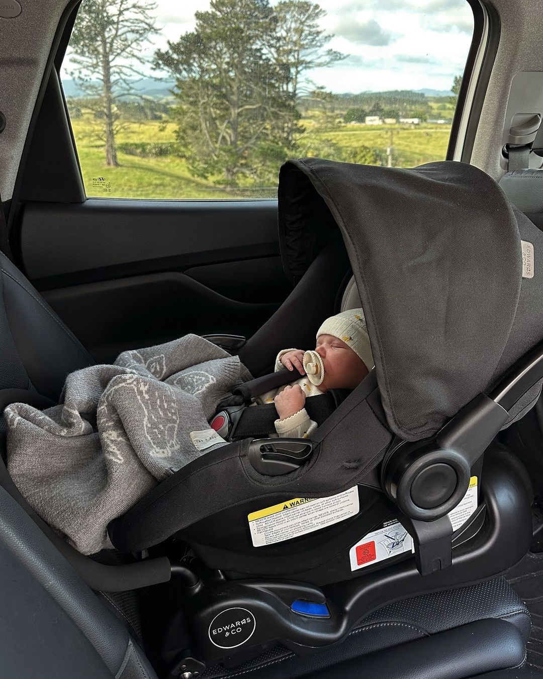 Baby in the Avery Capsule