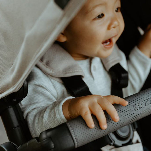When can my baby sit up in their Edwards & Co stroller?