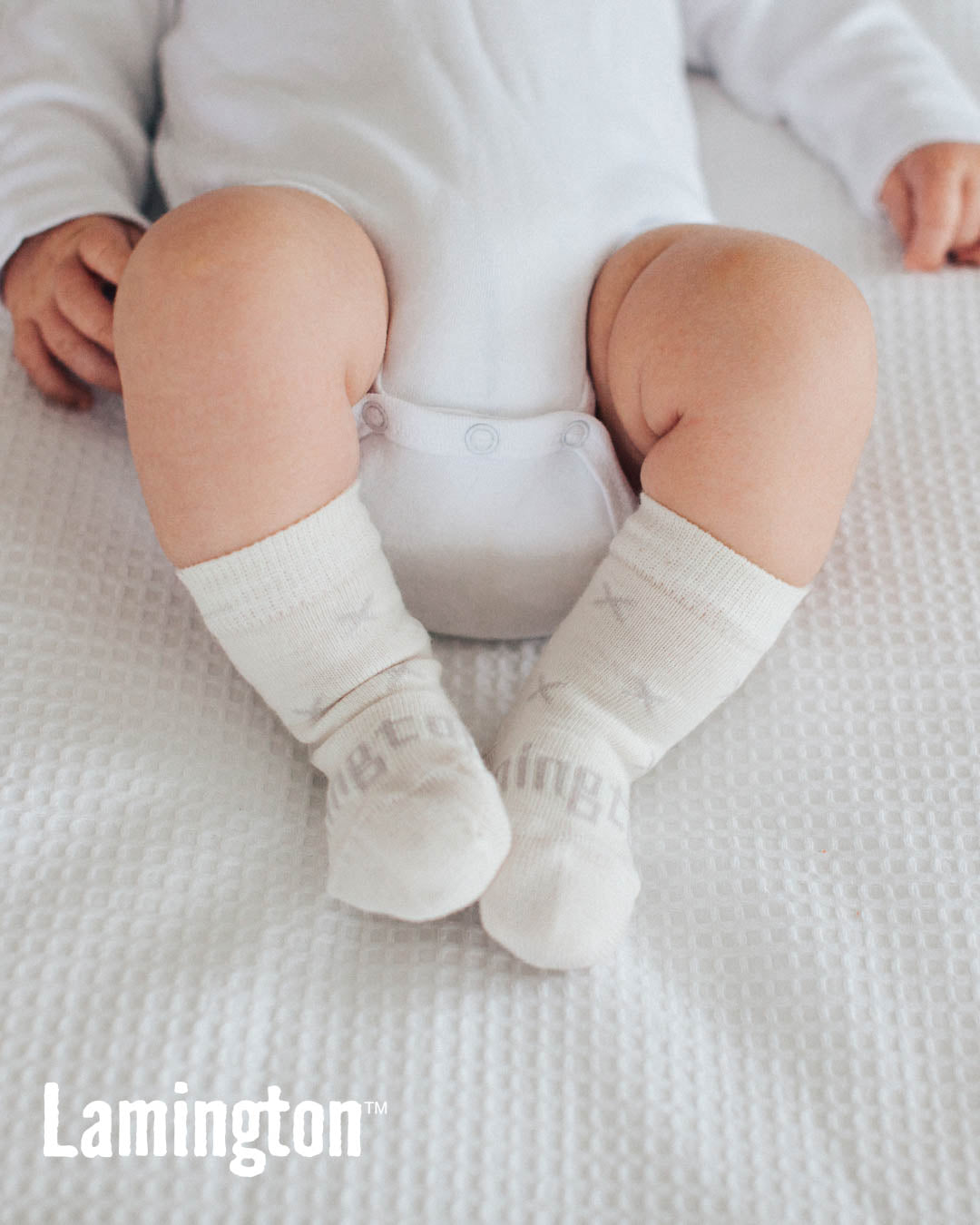 Lamington Socks on baby