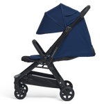Extended canopy in Lucci pram on a white background