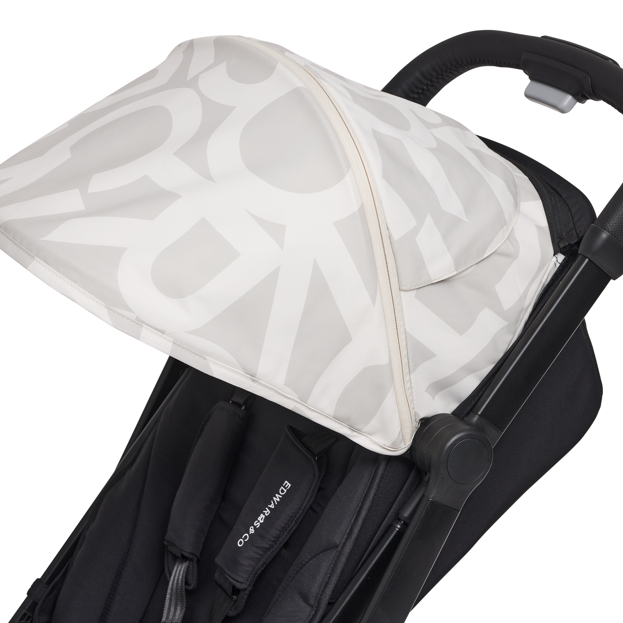 Lucci travel pram Arctic close up canopy detail