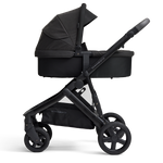 Olive pram with bassinet in Black Luxe colour