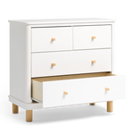 A open Florence Dresser with natural legs 