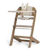 Frankie Highchair - Walnut on a white background
