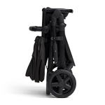 Folded Olive pram - black luxe