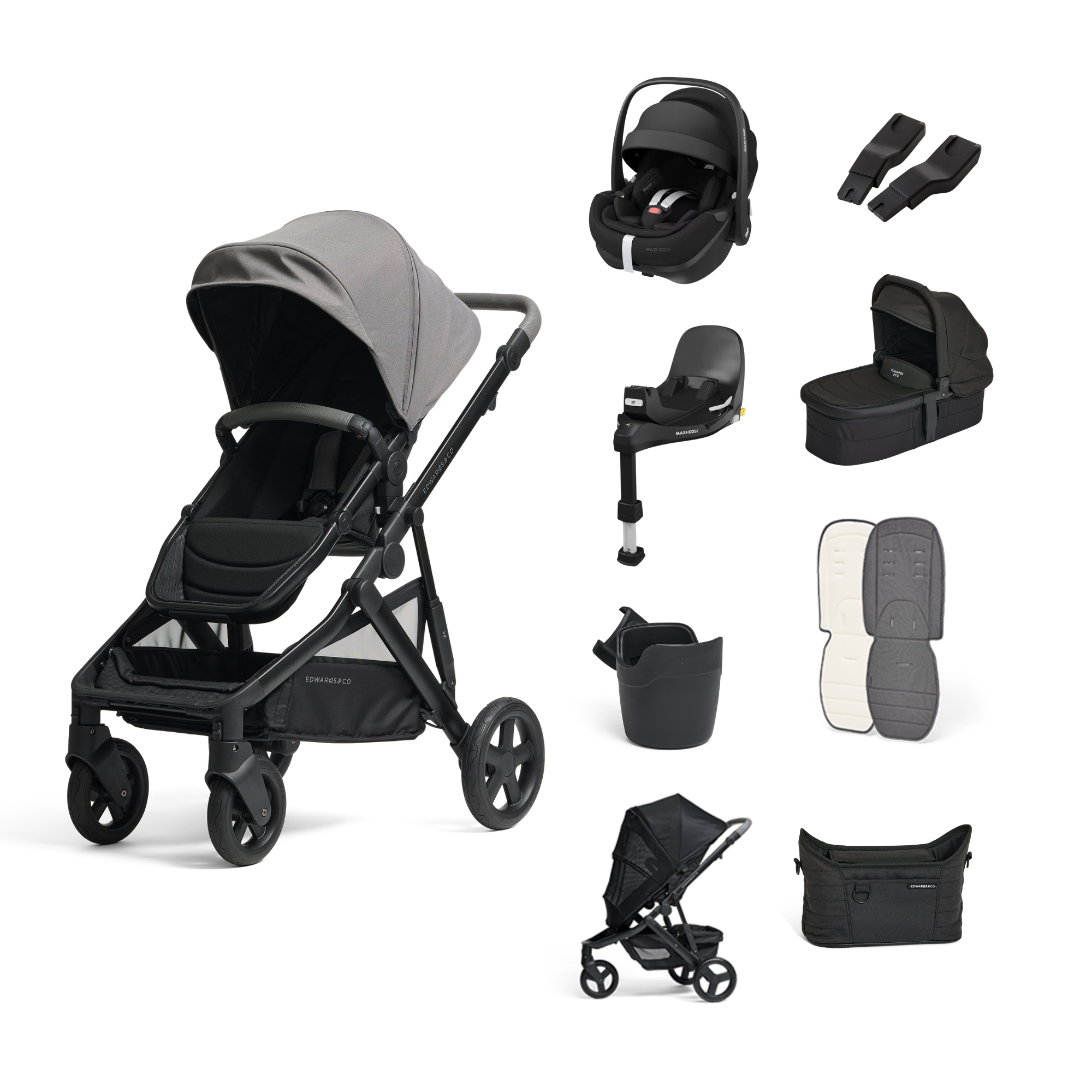 Olive 360 Rotating Capsule Bundle in Slate Colour 