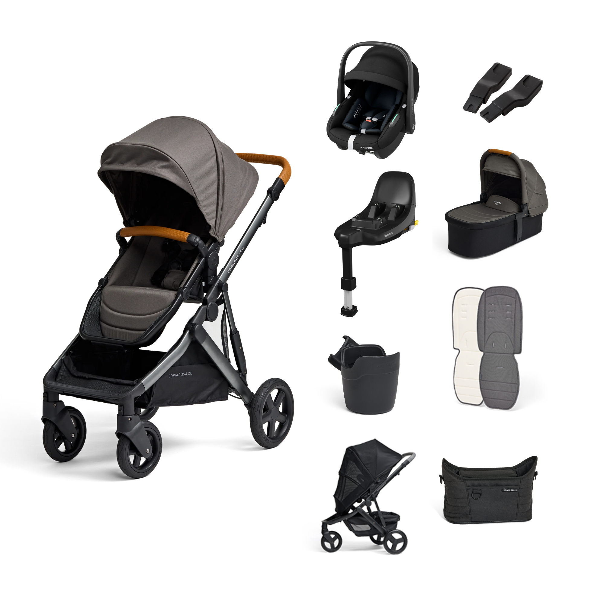 Olive Essentials Bundle in Ochre Grey