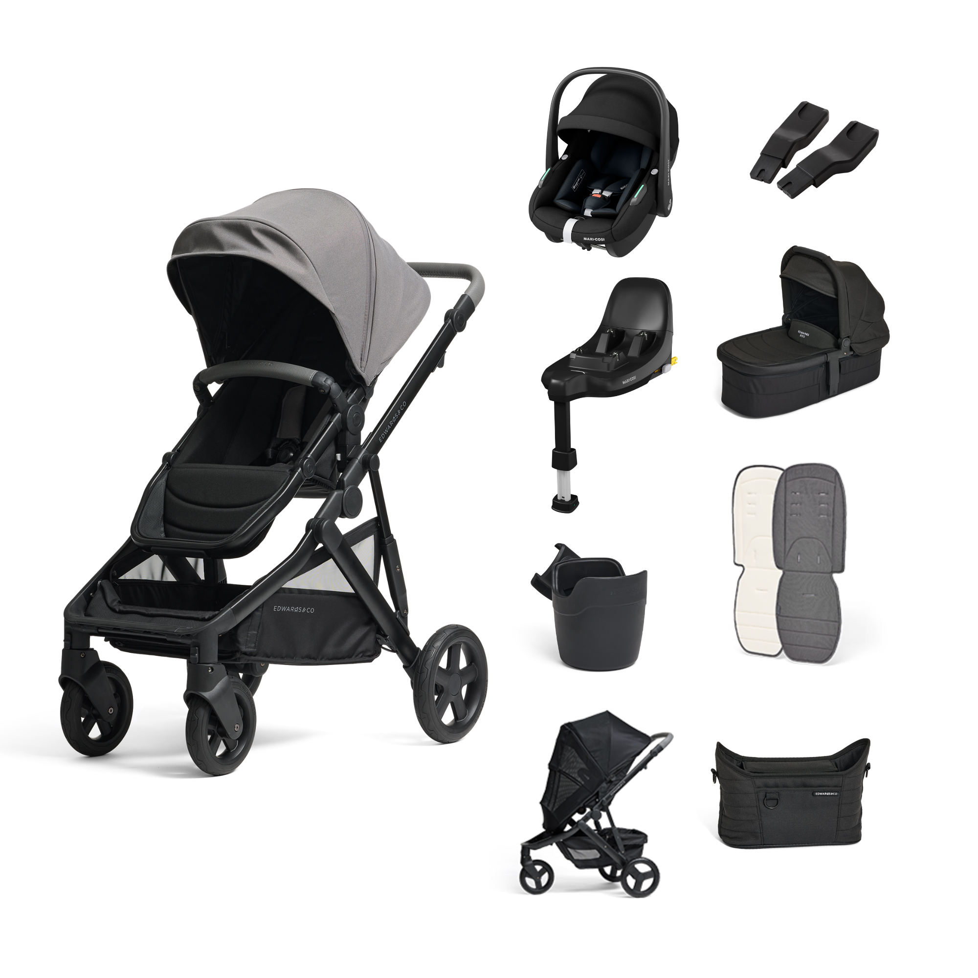 Olive Essentials Bundle in Slate Grey 
