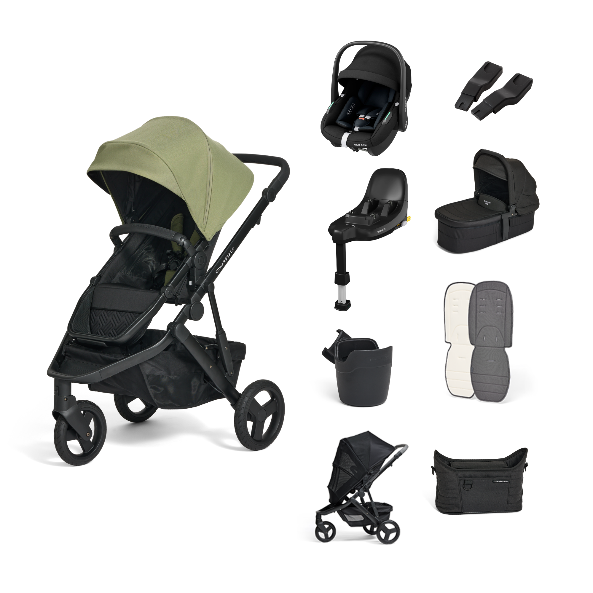 Oscar Nu Essentials Bundle in Fern Colour