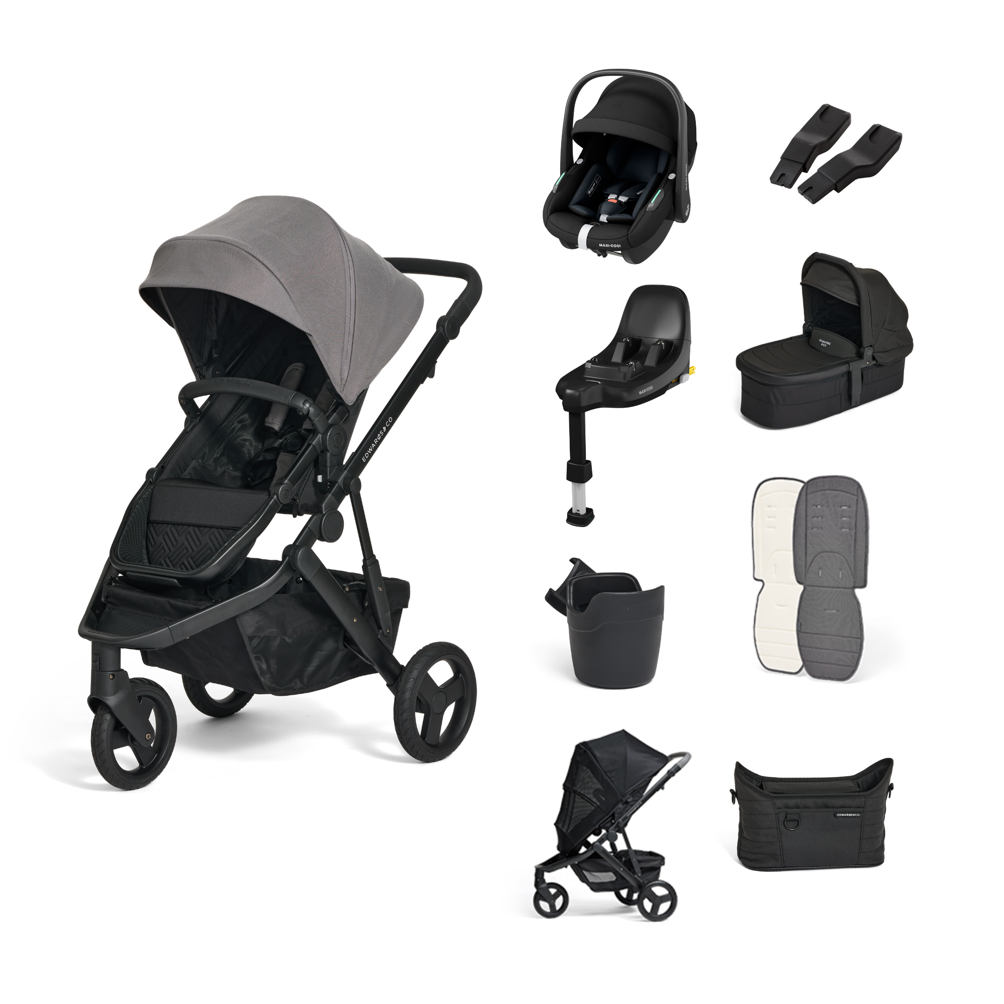 Oscar Nu Essentials Bundle in Slate Colour