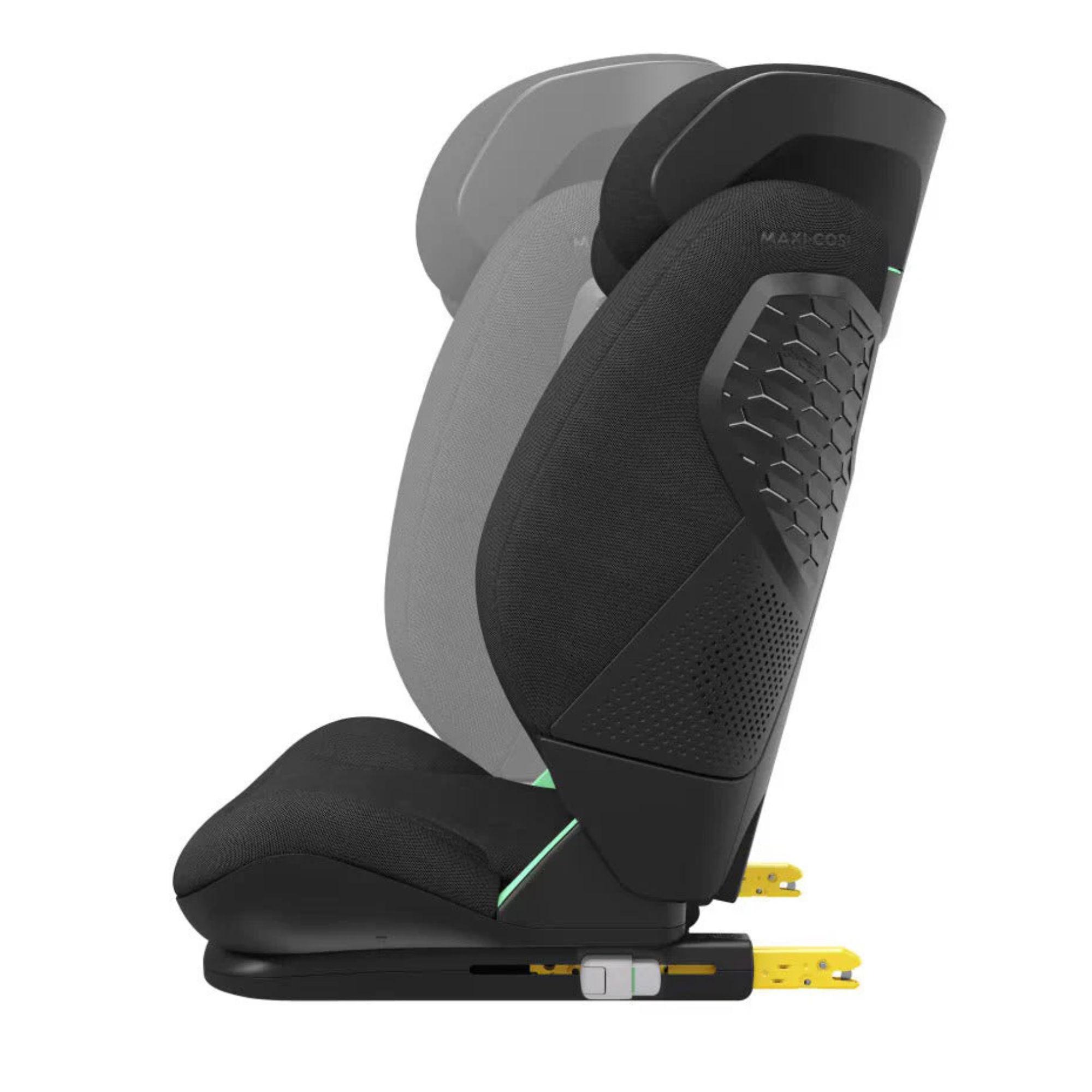 Maxi-Cosi RodiFix Pro² i-Size black colour reclining on a white background 