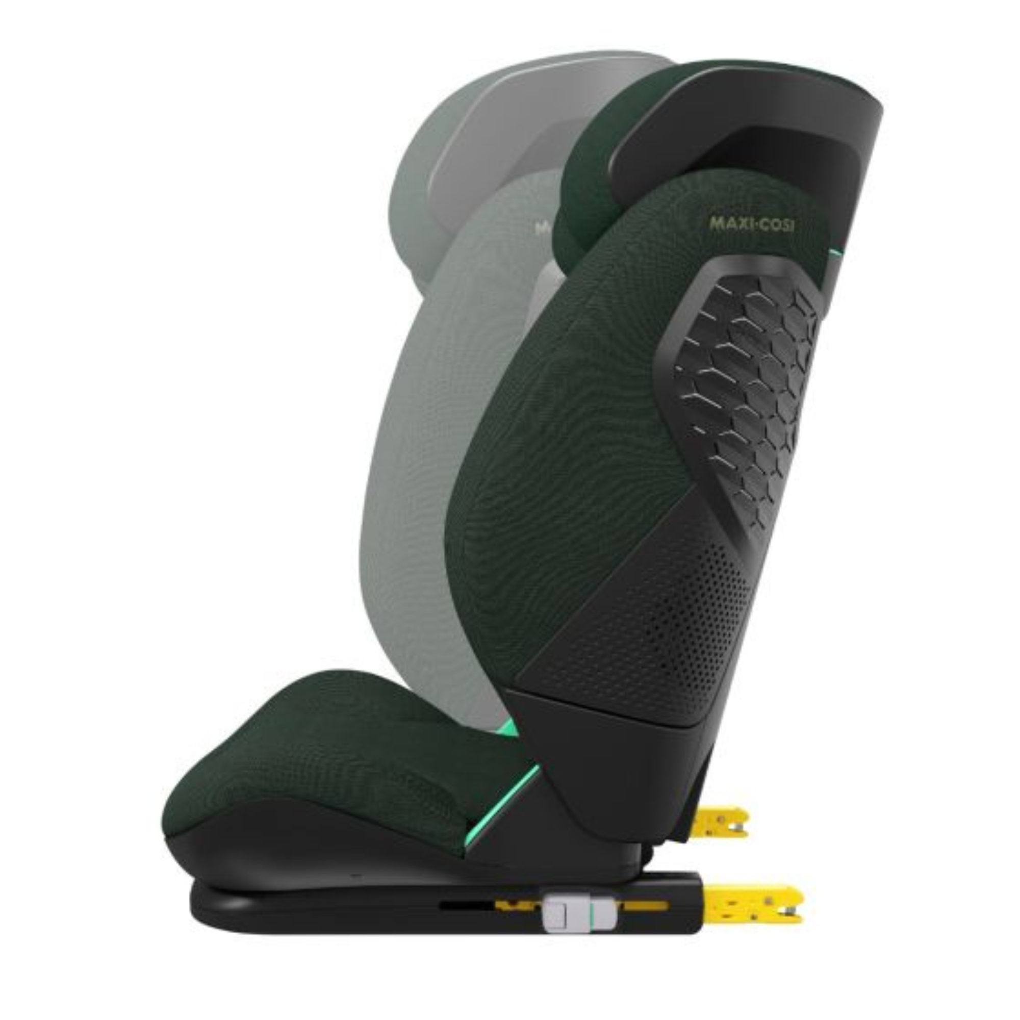 Maxi-Cosi RodiFix Pro² i-Size Green colour on a side view 