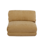 Rylee Recliner in honey colour front view