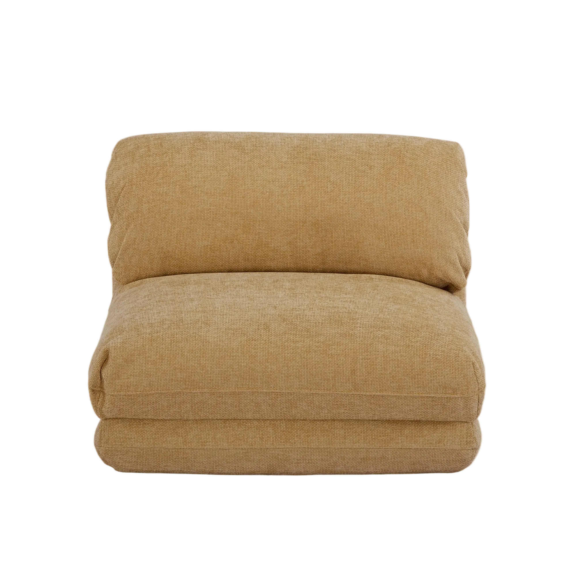 Rylee Recliner in honey colour front view