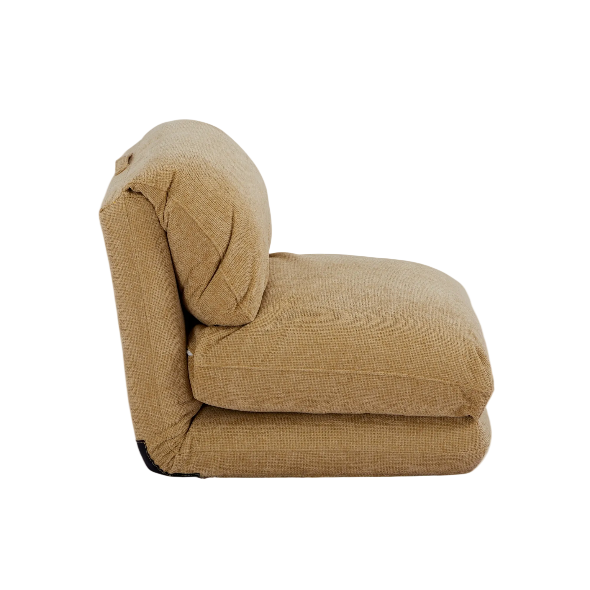 Rylee Recliner in Honey Colour shown from a side angle against a transparent background.