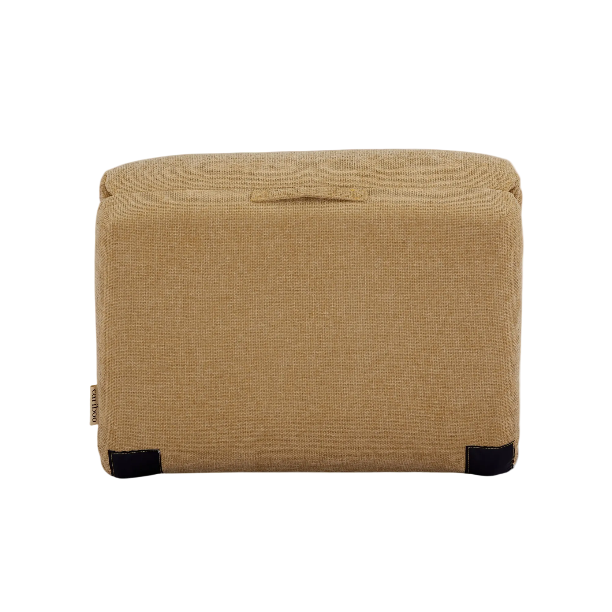 Rylee Recliner in Honey colour with black corners on a transparent background