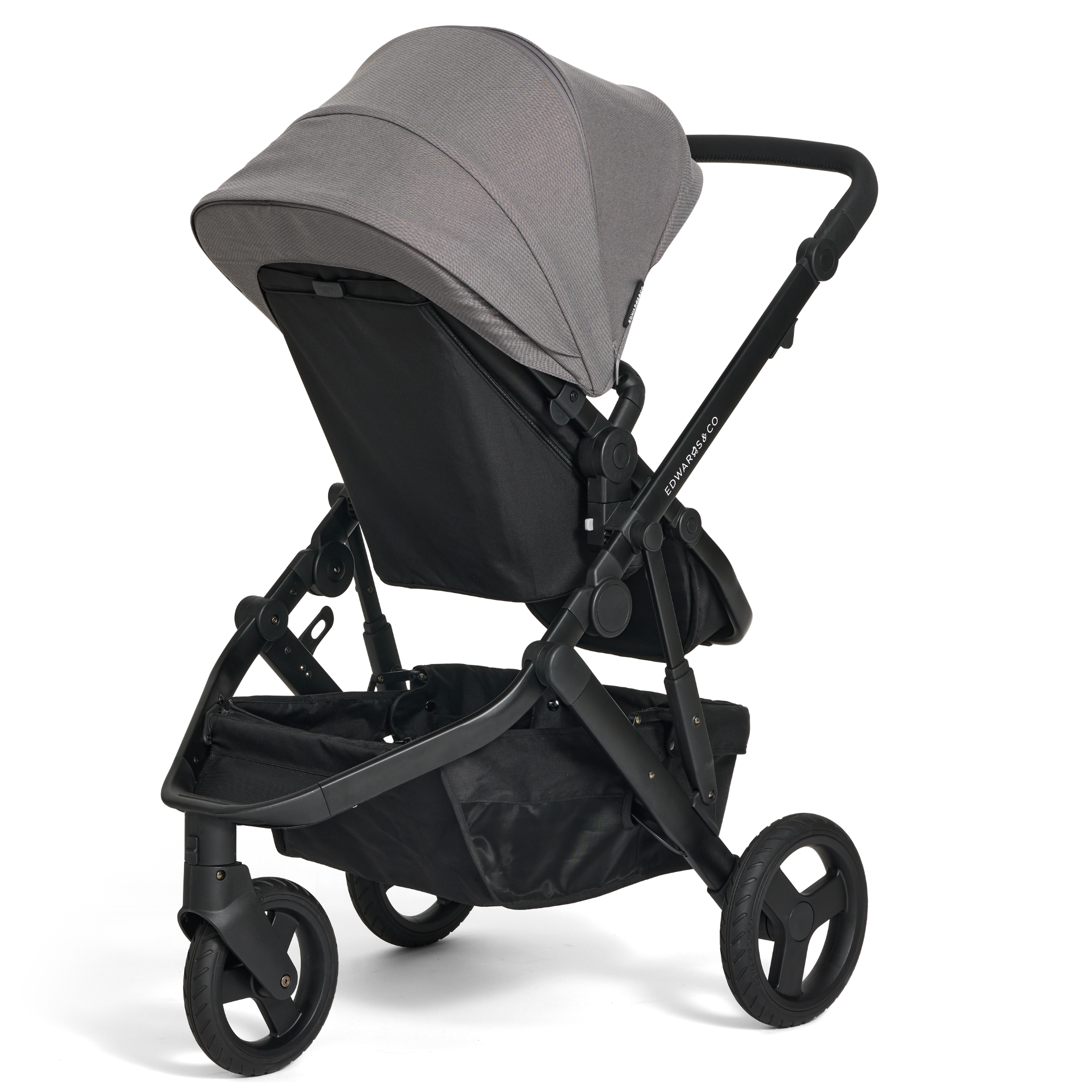 Slate Oscar Nu on a white background on a rear view