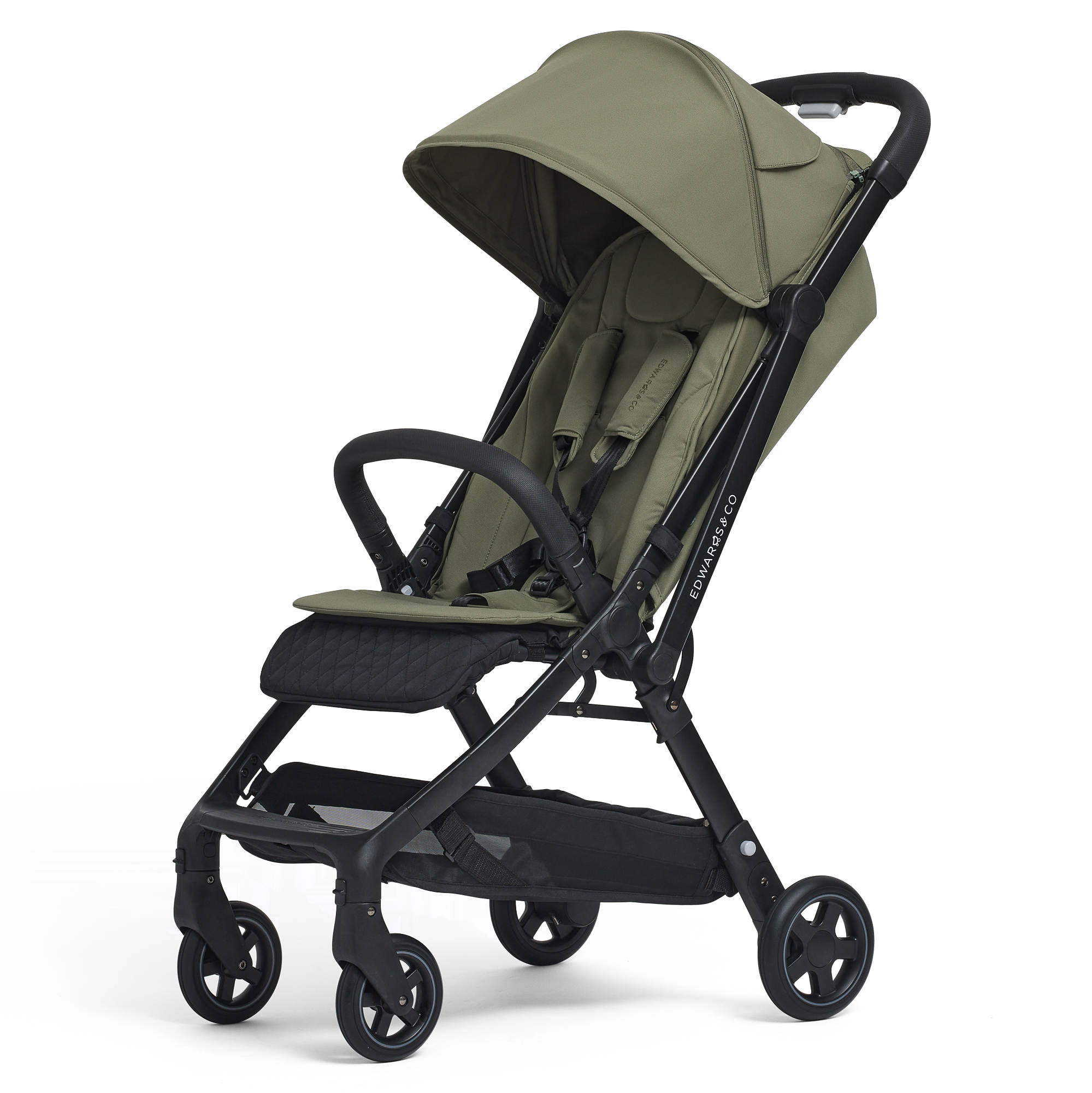 Lucci Travel Pram in Khaki Green