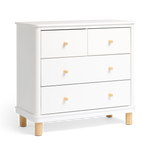 Florence Dresser with natural legs on a side front view
