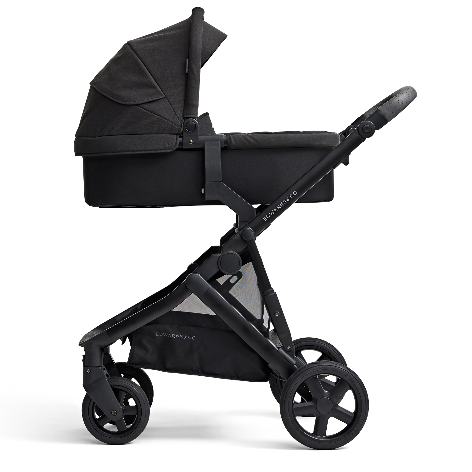 Olive Single to Double Pram with carry cot