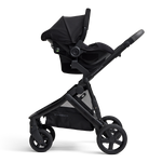 Olive pram car seat capsule combo in Black Luxe colour