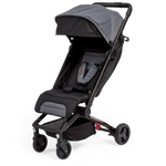 Otto Travel Pram in Slate front angle
